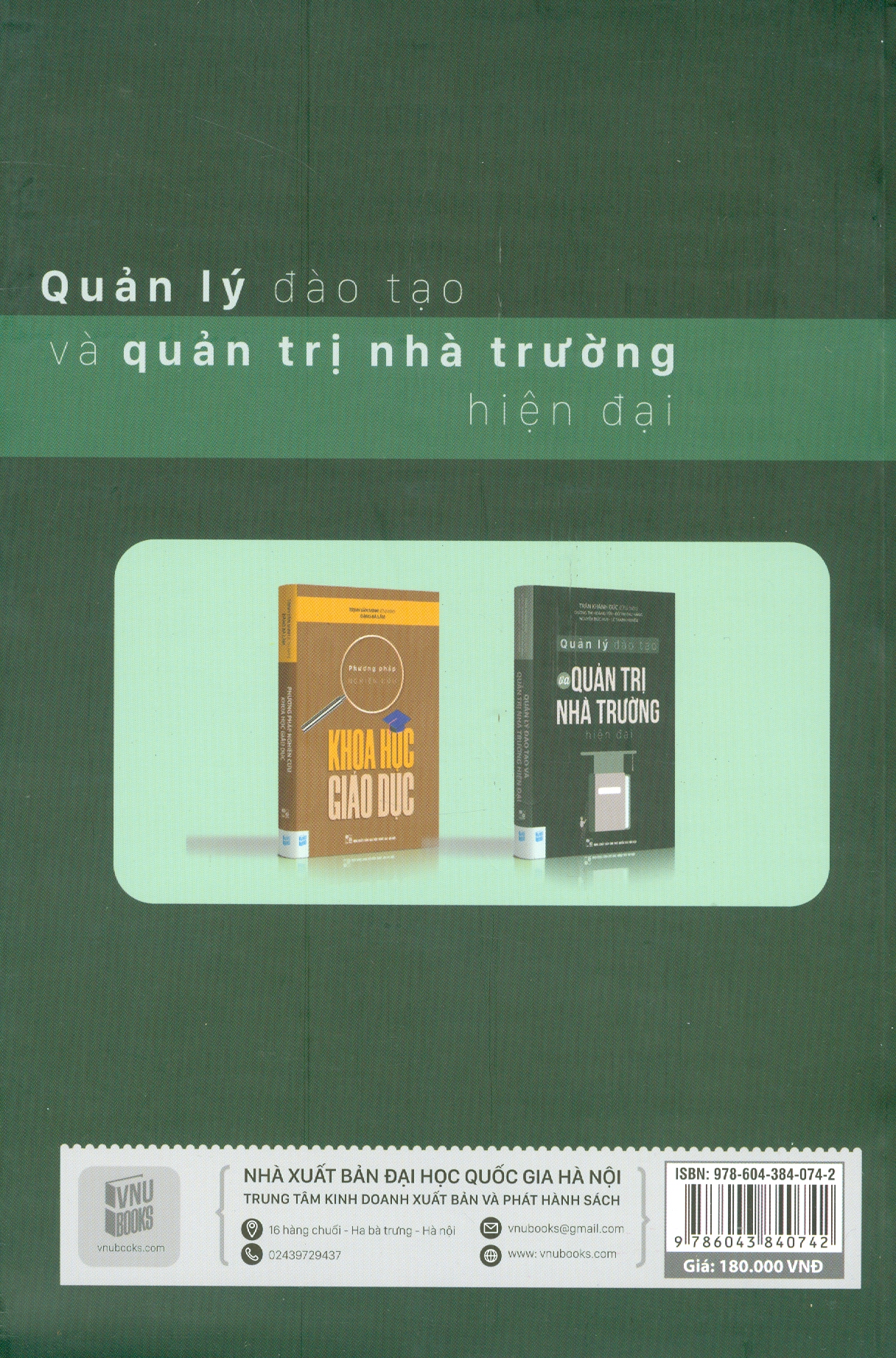 QUẢN LÝ ĐÀO TẠO VÀ QUẢN TRỊ NHÀ TRƯỜNG HIỆN ĐẠI