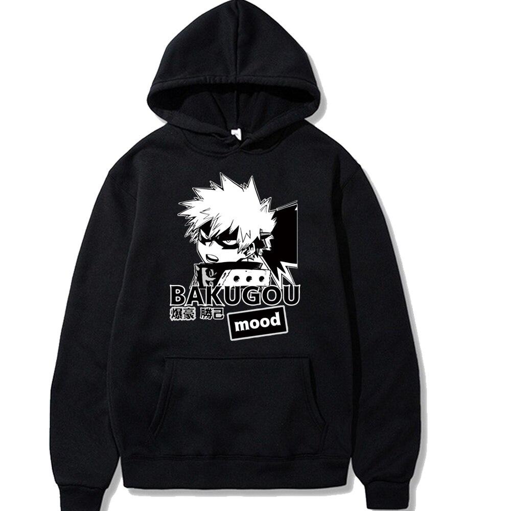 Áo Hoodie In Hình Anime My Hero Academia Bakugou Katsuki Thời Trang Thể Thao Unisex
