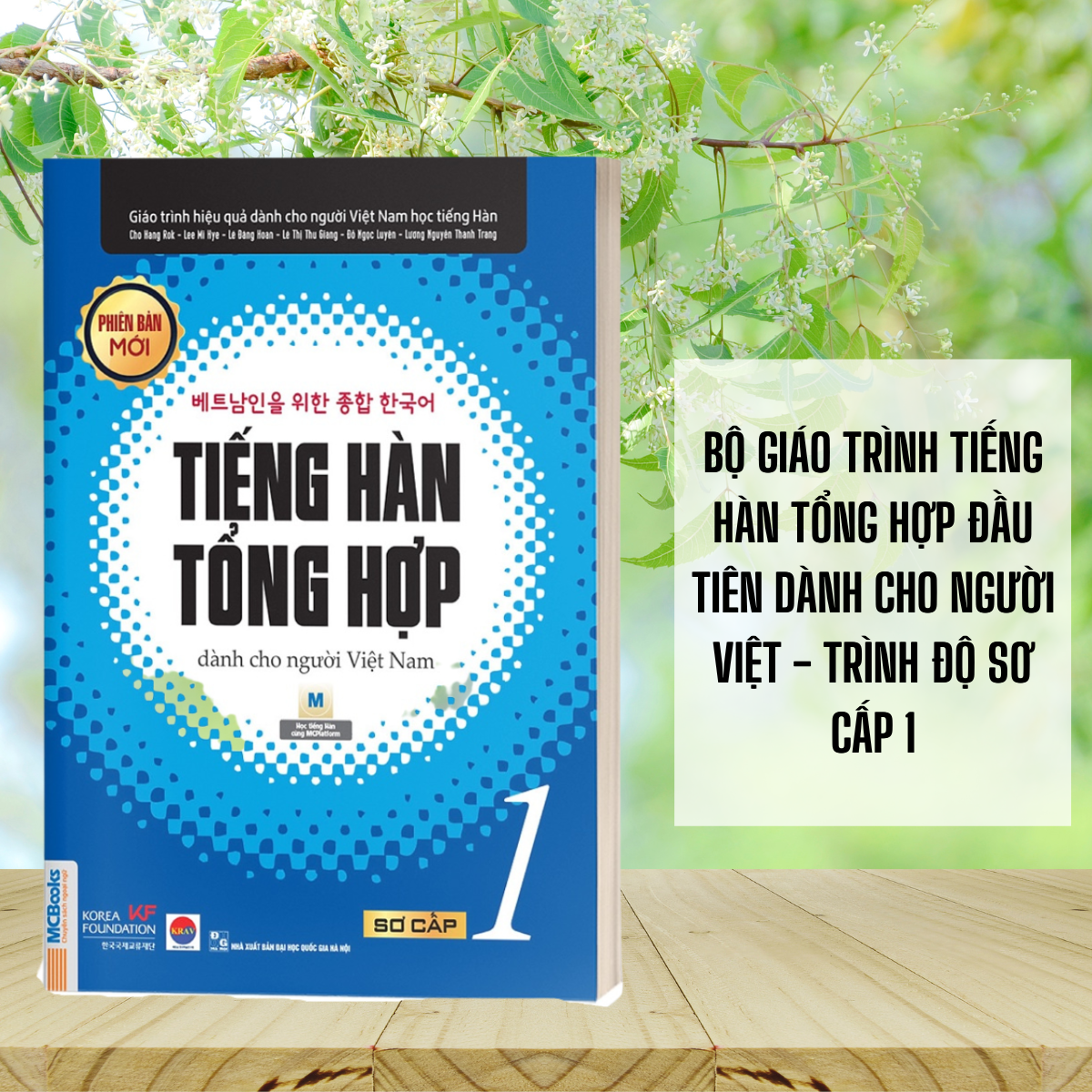 Combo Sách Tiếng hàn tổng hợp dành cho người Việt Nam Sơ cấp 1 - Giáo Trình và Sách Bài Tập Phiên bản 1 màu