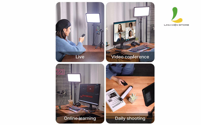 Đèn Livestream ULANZI VIJIM K12 - Hàng nhập khẩu