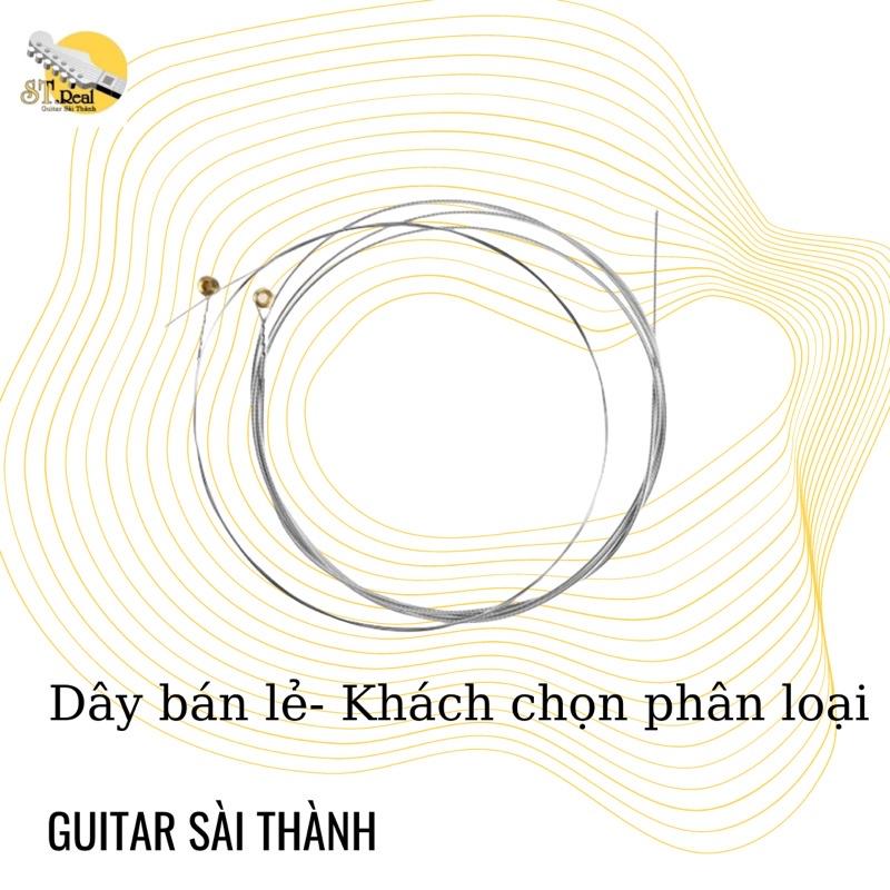 Dây lẻ dây sắt dành cho đàn acoustic- tự chọn loại dây nếu đàn bị đứt chỉ 1 sợi