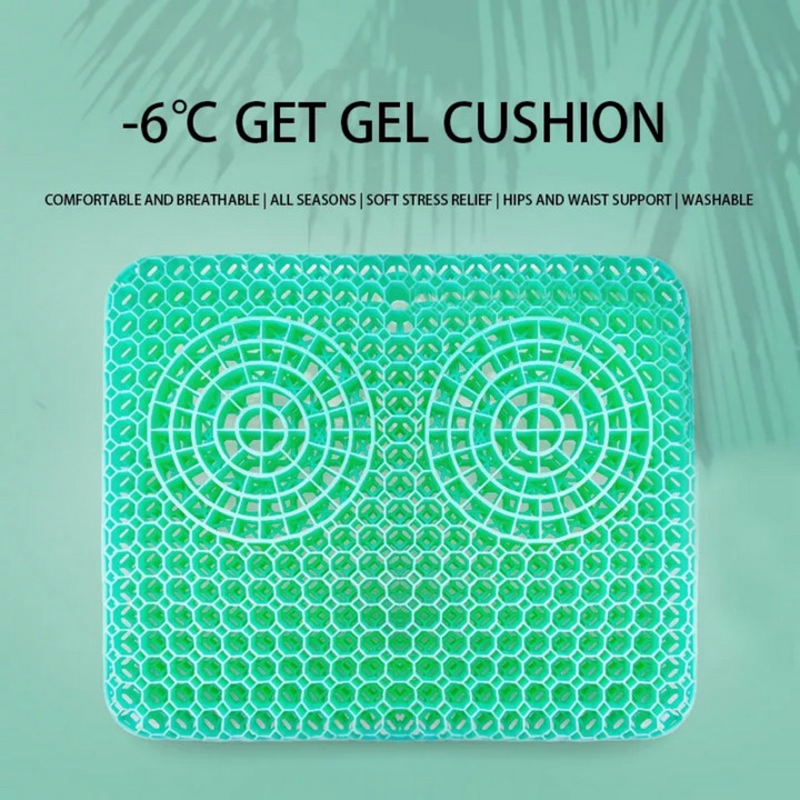 Đệm ghế ngồi ô tô mùa hè 2 lớp thoáng khí Cool Jelly Hikogyo