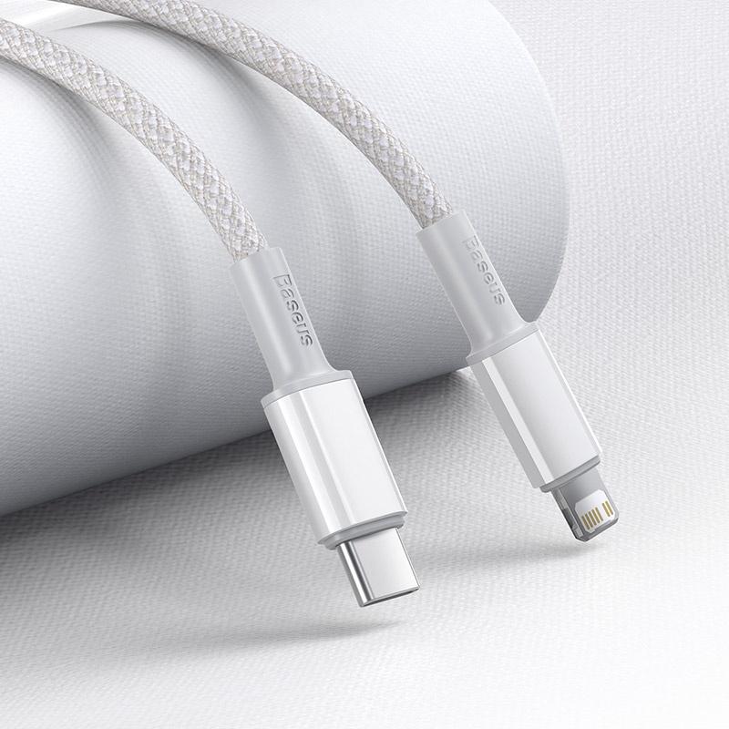 Cáp sạc nhanh Series Baseus Highh Densityy Braided C to L 20W