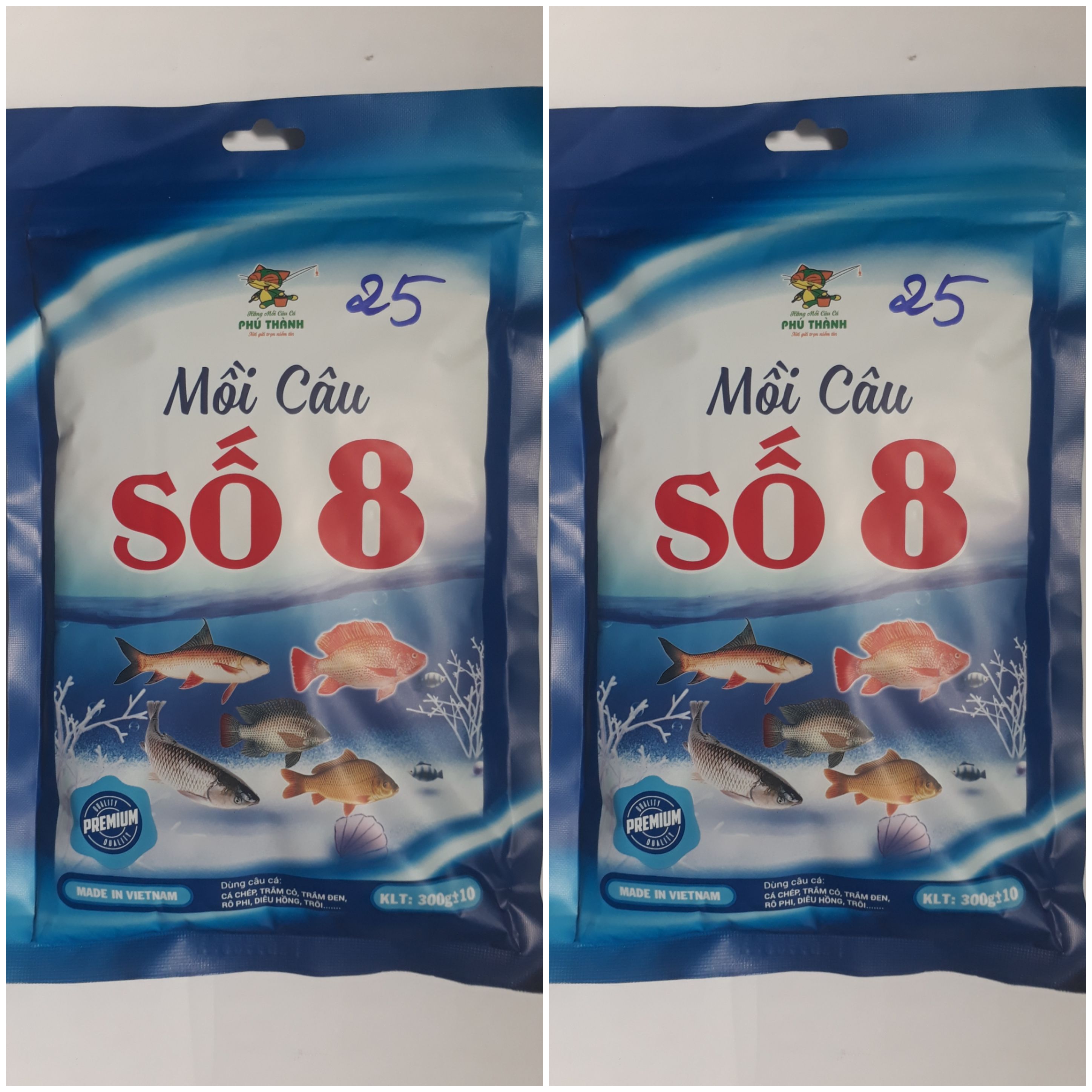 2 gói Mồi Câu Cá Số 8 - Hãng Phú Thành