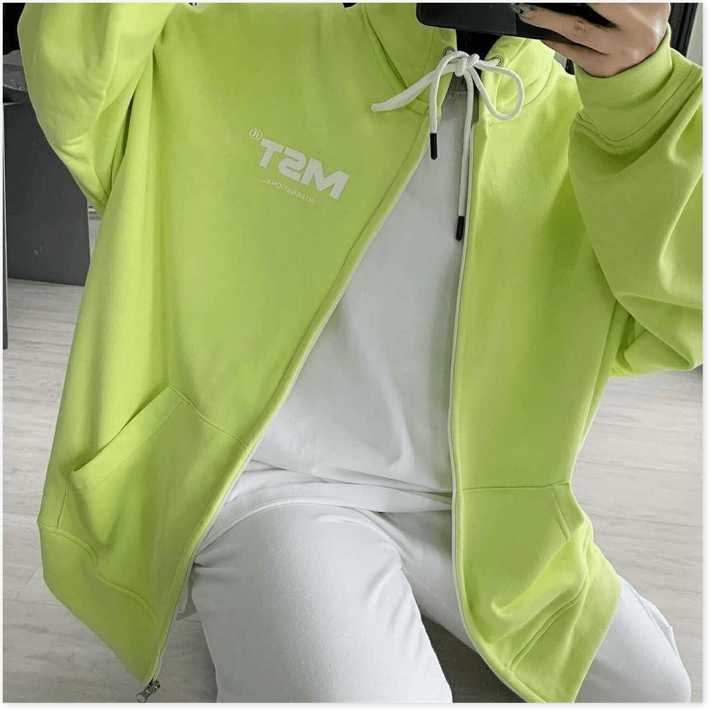 ÁO KHOÁC NỈ HOODIES DÂY KÉO