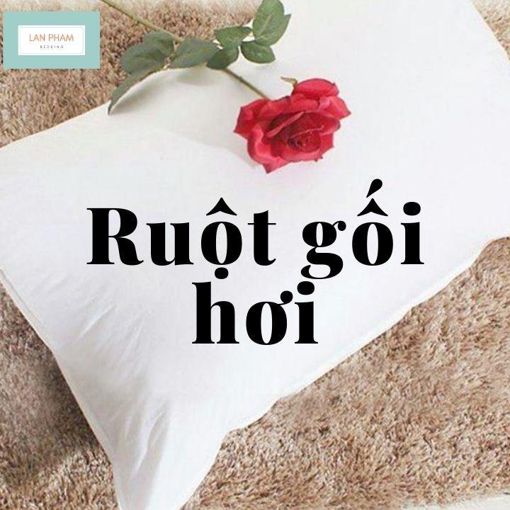 Gối nằm hơi cao cấp Lan Pham Bedding êm ái ( 100% bông xịn ) mềm mịn phồng cao