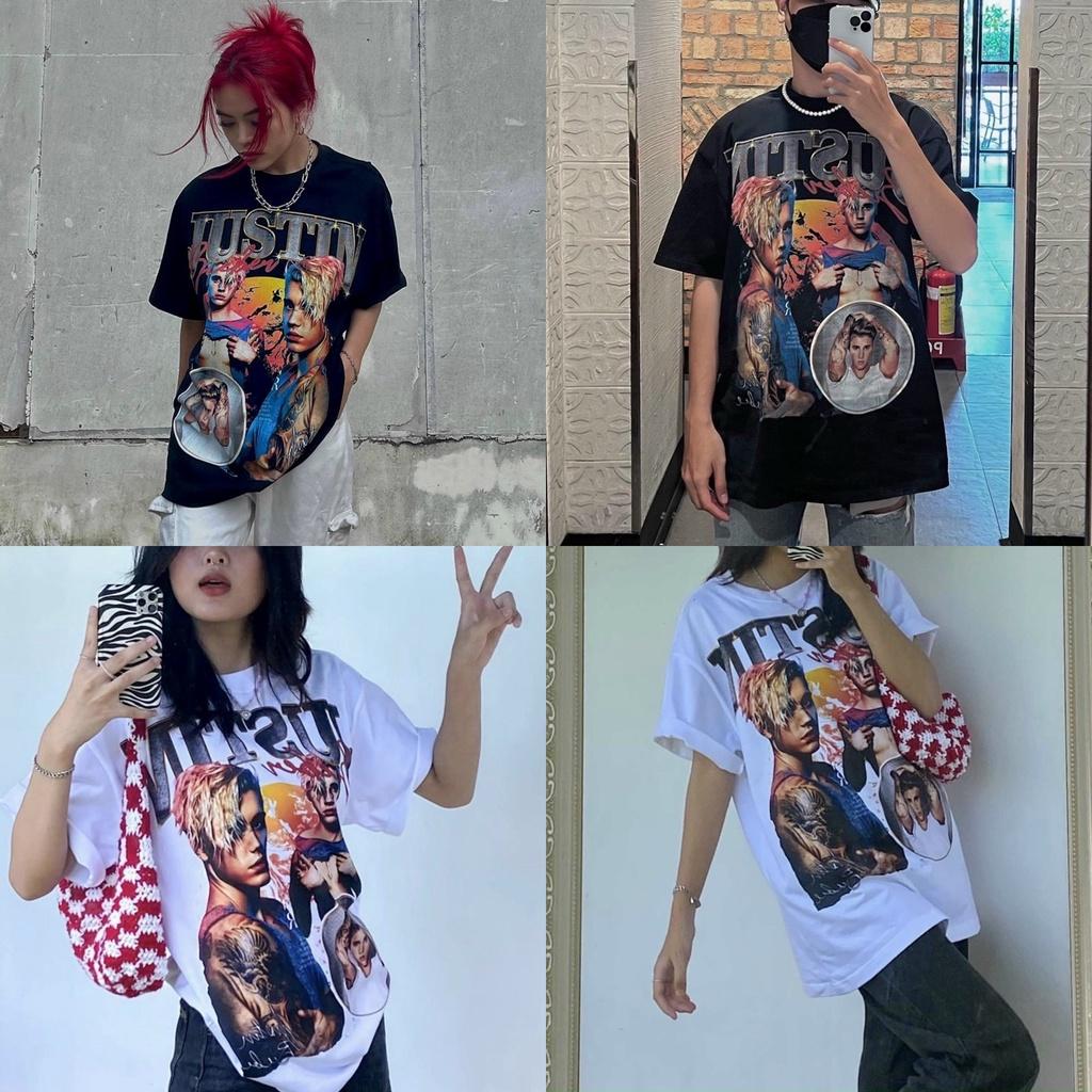 Áo Thun Local Brand Justin Bieber Tay Lỡ Oversize Unisex