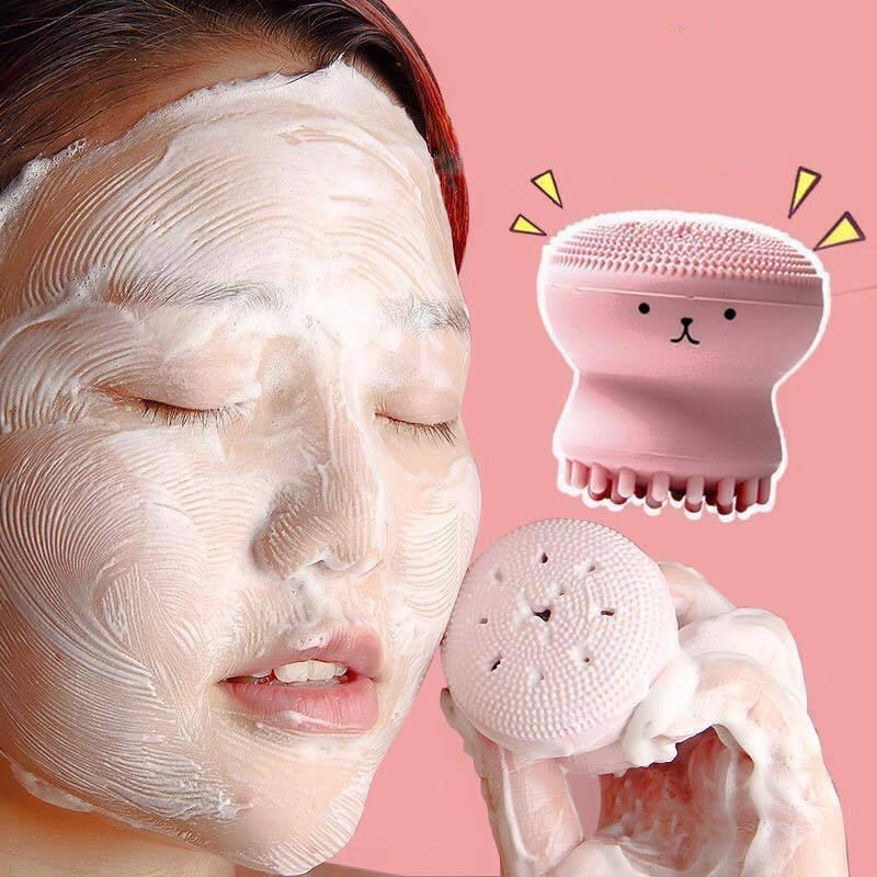 Bông mút trang điểm tẩy trang Bạch Tuộc rửa mặt SET 4 cái RUBY FACE Thỏ Mèo cute dễ thương quà tặng bạn gái DC11