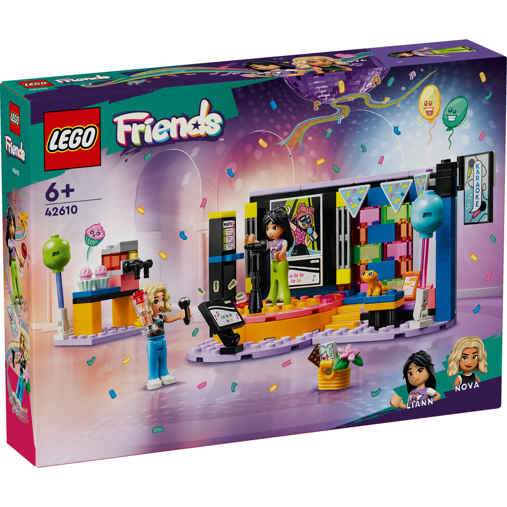 LEGO FRIENDS 42610 Đồ chơi lắp ráp Phòng hát karaoke (196 chi tiết)