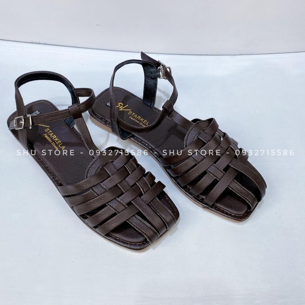 SANDAL NỮ THỜI TRANG SIÊU XINH SHU STORE - SANDAL DÂY ĐAN BÍT MŨI