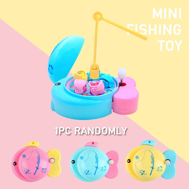 Đồ chơi câu cá di động mini, thiết kế để cuộn lên, dễ thương, tương tác nhỏ, giáo dục ngoài trời, hài hước, quà tặng giá cho trẻ em