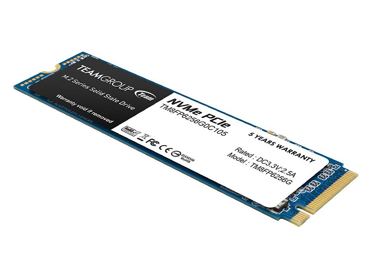 Ổ cứng M2 SSD Team 256GB NVMe MP33 ~ Gen 3x4 1800Mbps - Hàng chính hãng Viễn Sơn phân phối