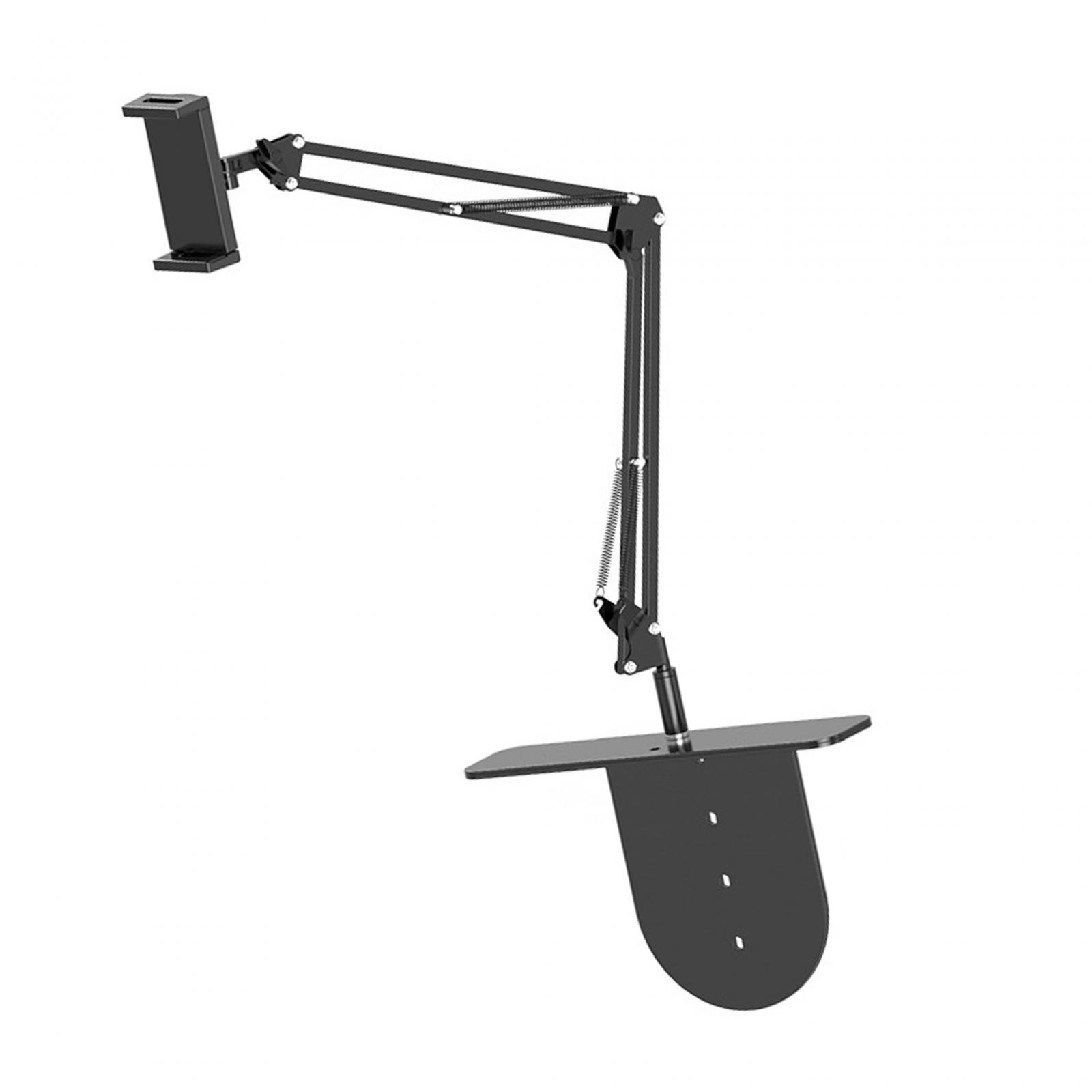 Office Long Arm Desk Tablet Holder Stable Adjustable Durable Desk Vertical Stand for Laptop Smartphone