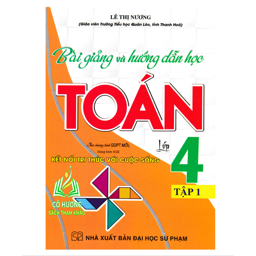 Sách - Combo Bài Giảng Và Hướng Dẫn Học Toán Lớp 4 - Tập 1 + 2  - HA