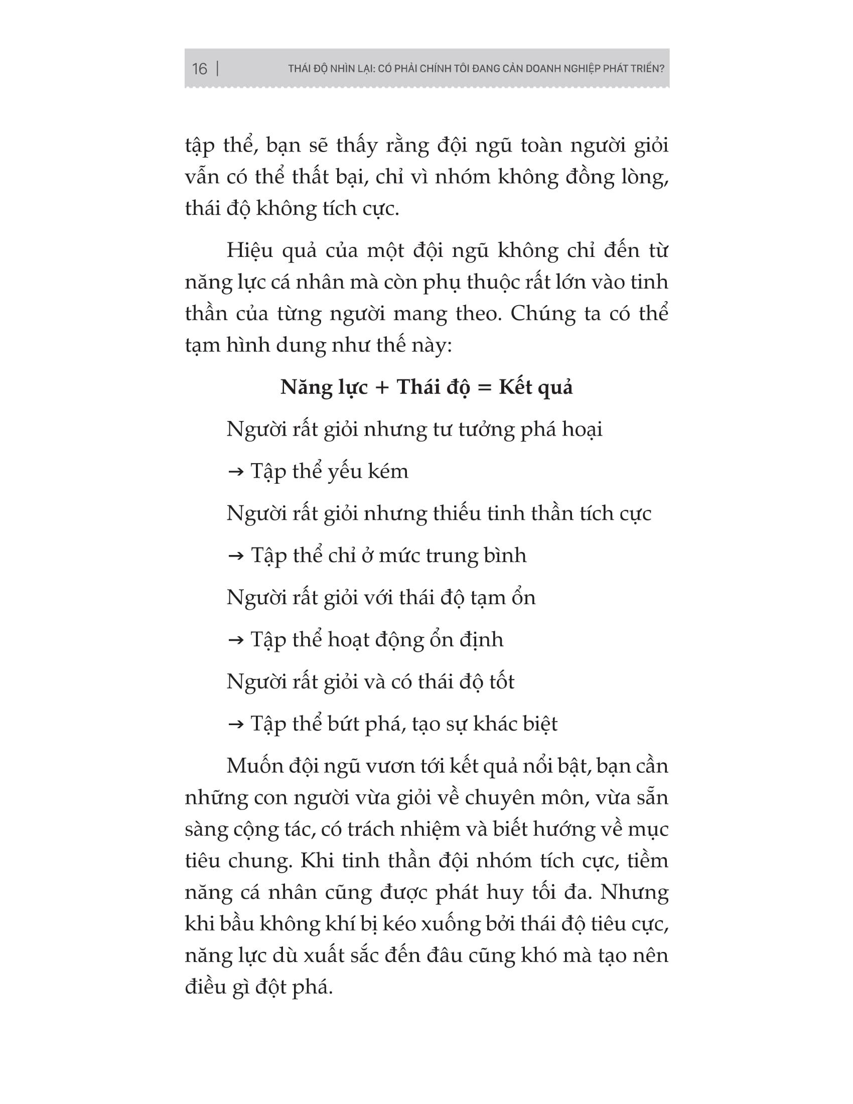 Sách - Không Kiểm Soát Thái Độ, Mất Kiểm Soát Doanh Nghiệp