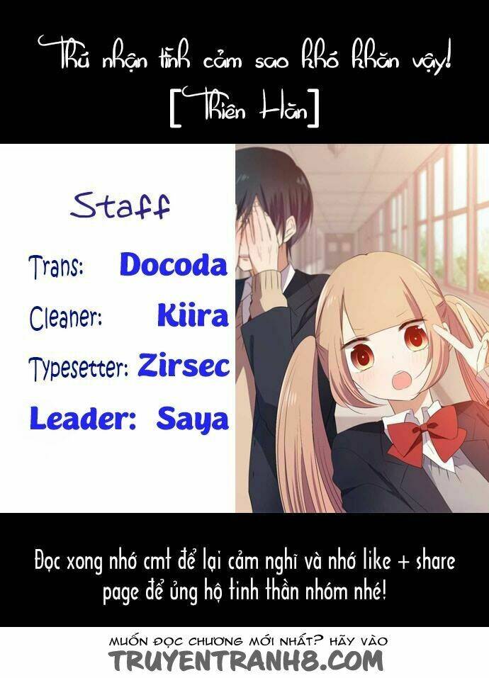 thú nhận tình cảm sao khó khăn vậy! chapter 10 1