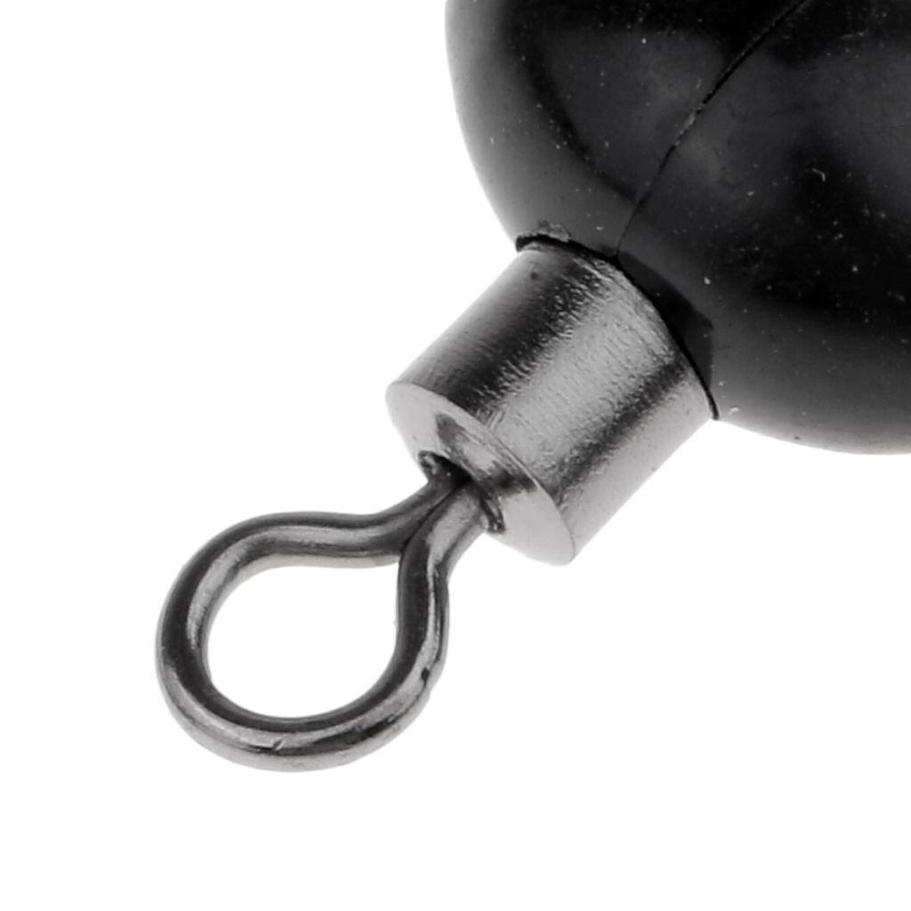 Fishing Rolling  Swivel  Olive Shape Bead Fishing Hook Connector