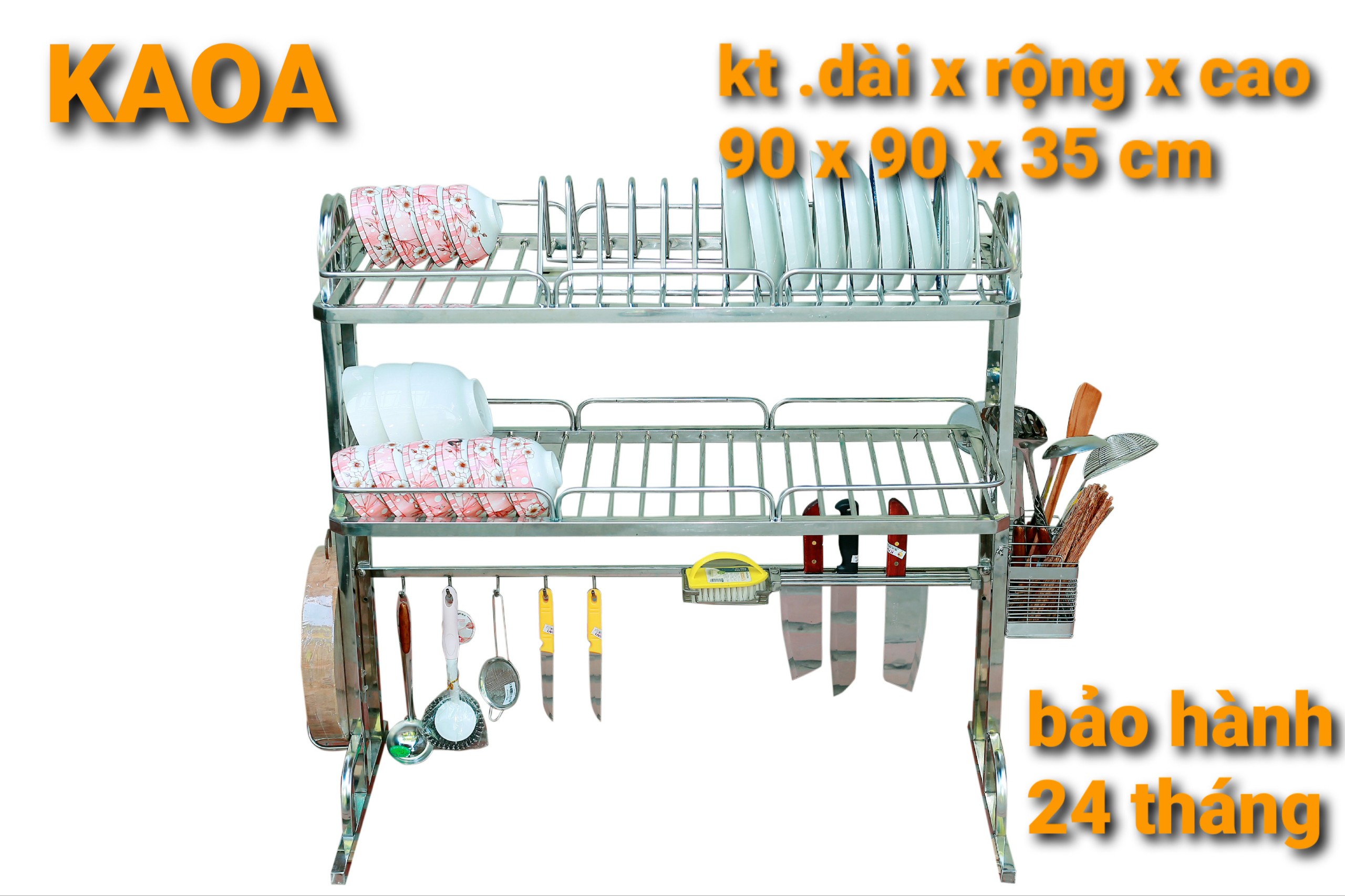 Kệ để bát đĩa đa năng thông minh . Giá để đồ chén đĩa trên bồn rửa bát