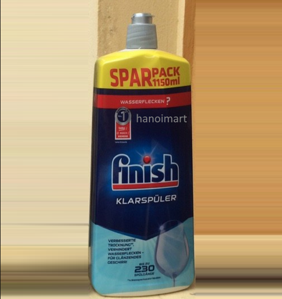 Nước làm bóng finish rửa bát dùng cho máy, nước rửa chén
