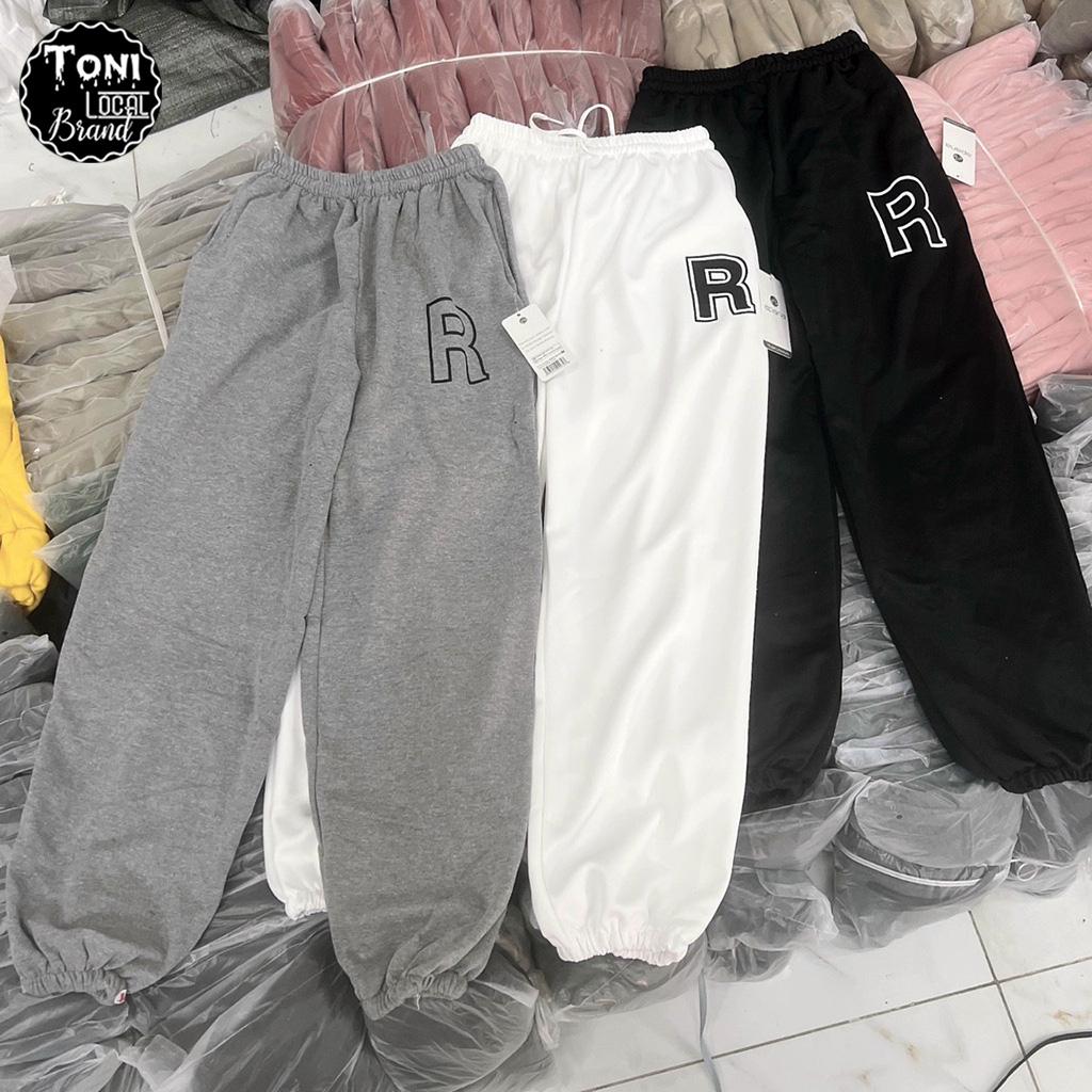 Quần Dài Nỉ Ngoại R Unisex nam nữ