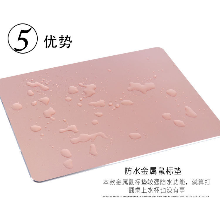 Miếng lót chuột nhôm nguyên khối cao cấp - Hàng chính hãng / Hàng nhập khẩu