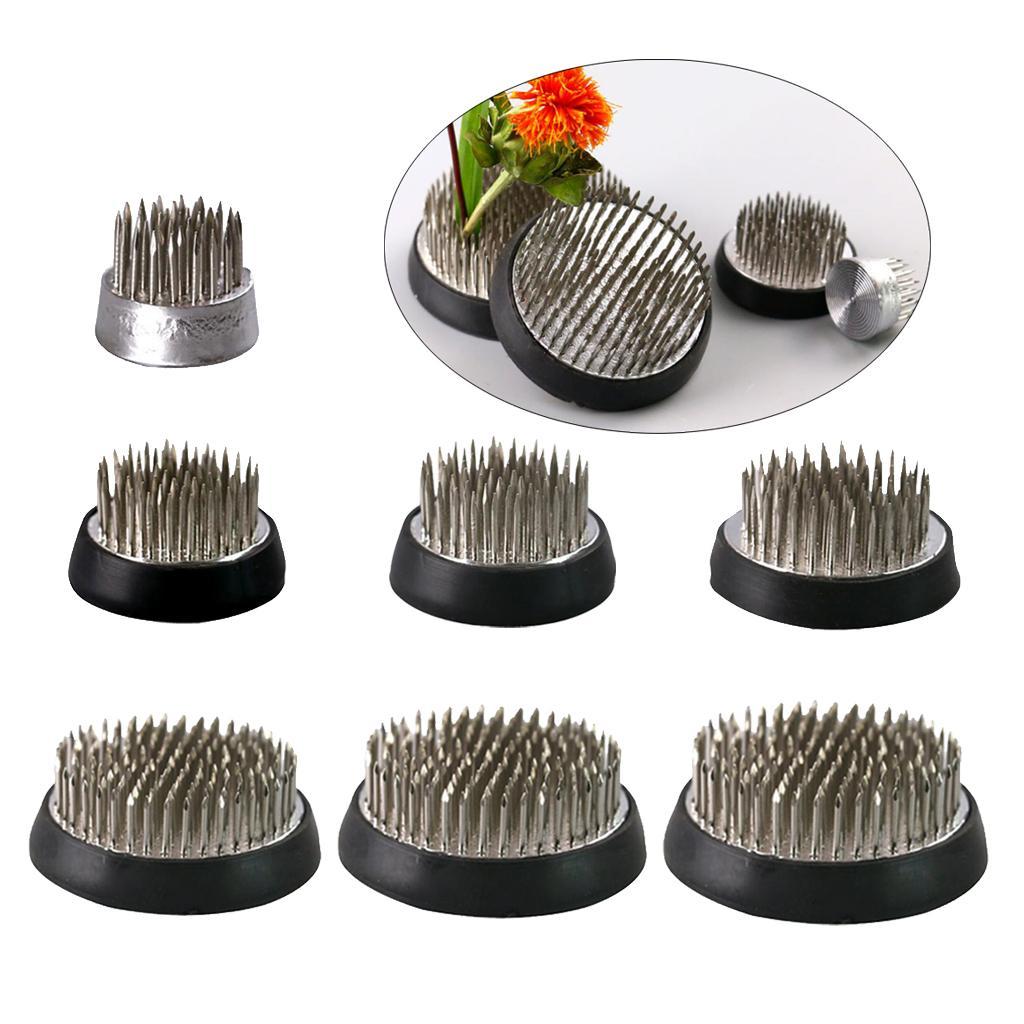 Round Ikebana  Spiky Flower Frog Arrangement Base Floral Art  2.3cm