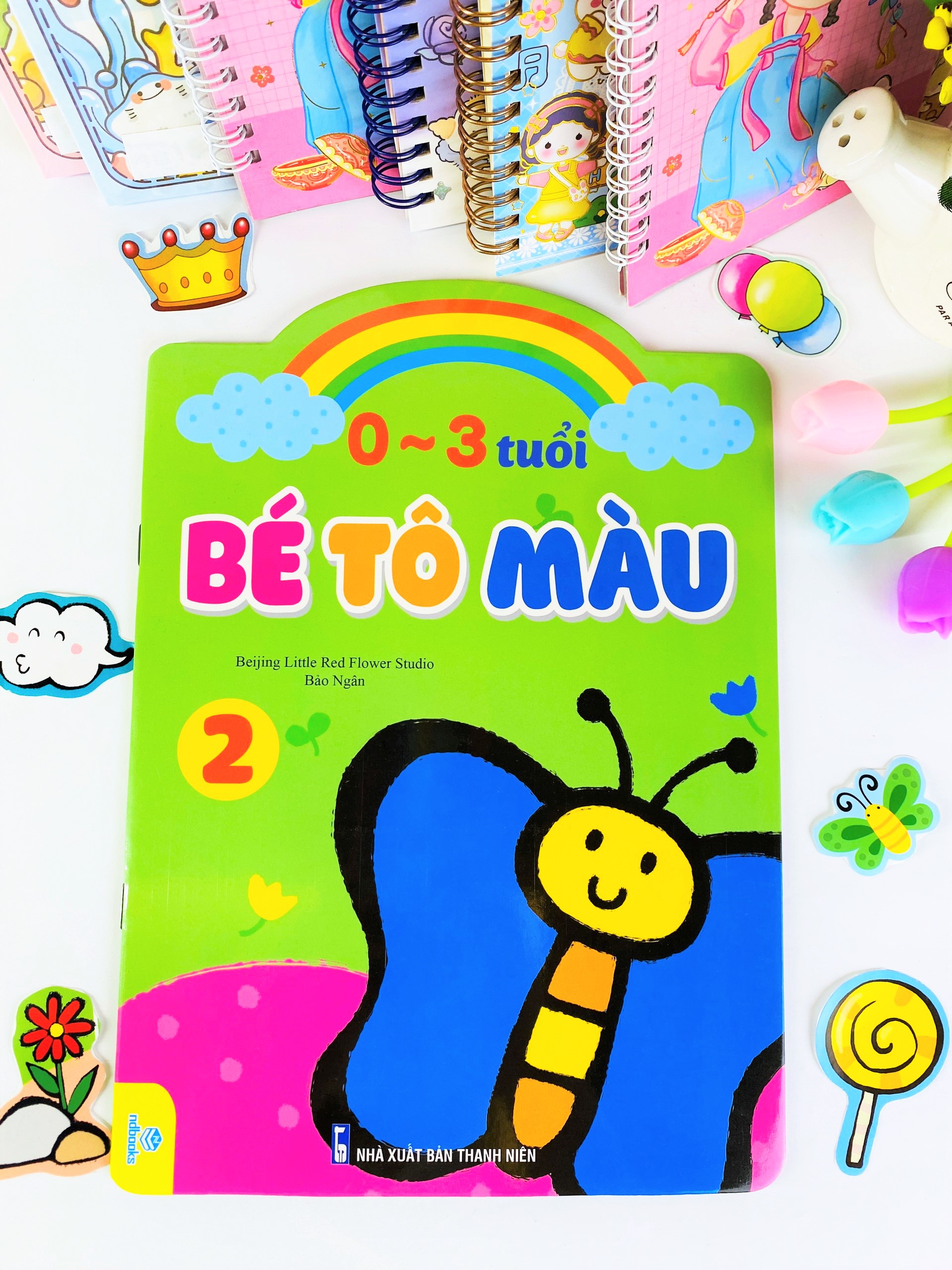 Sách - Combo 8 cuốn: Bé Tô Màu (0-3 tuổi ) - ndbooks