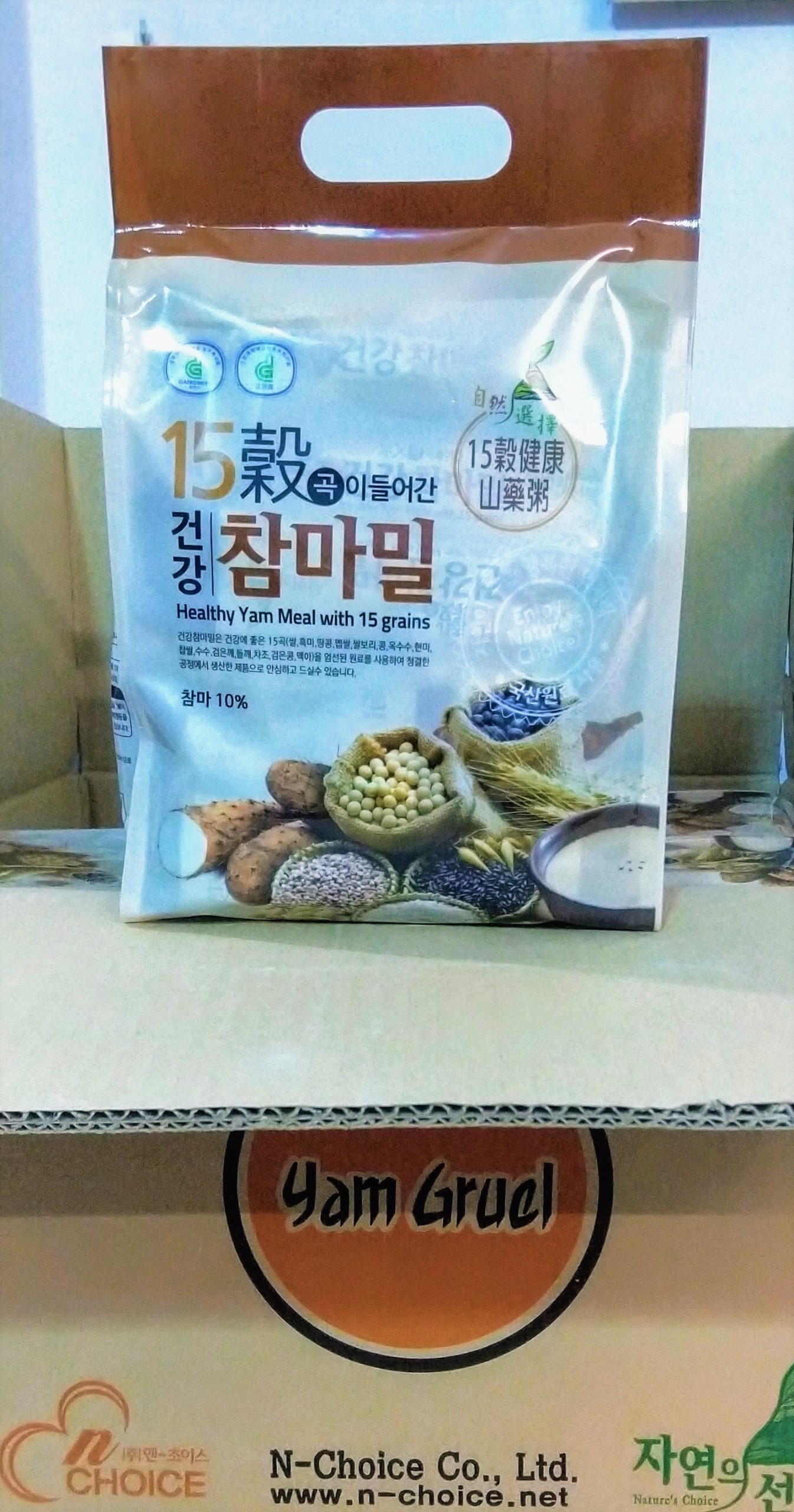 Bột ngũ cốc Hàn Quốc N-Choice 15 loại hạt 960g - bao 32 gói x 30g / gói