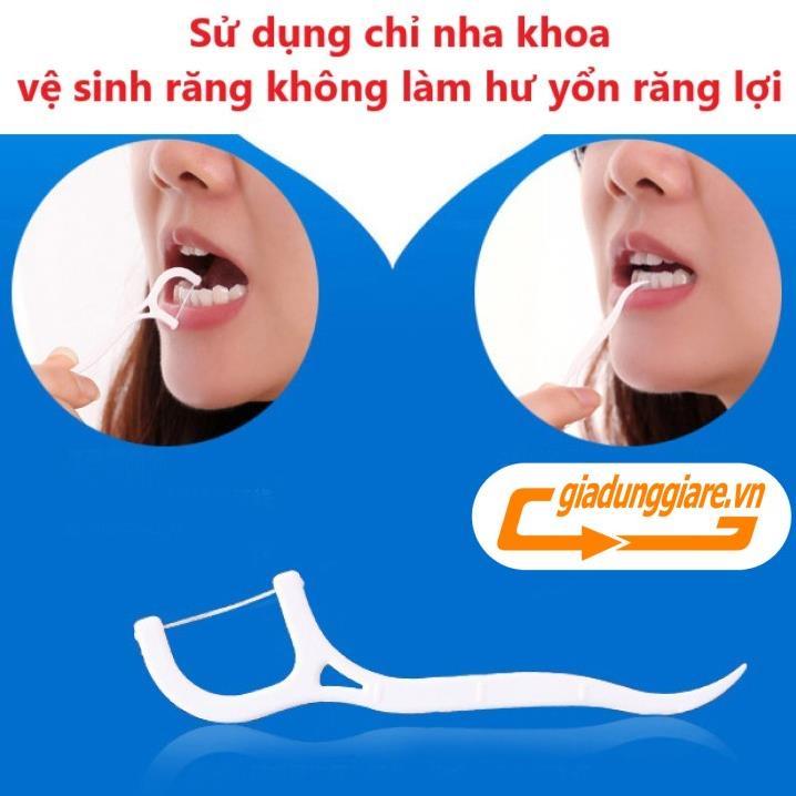 SET 03 HỘP (01 Hộp 50 cái) Tăm kẽ chỉ nha khoa tiệt trùng (Hàng cao cấp) - giadunggiare.vn