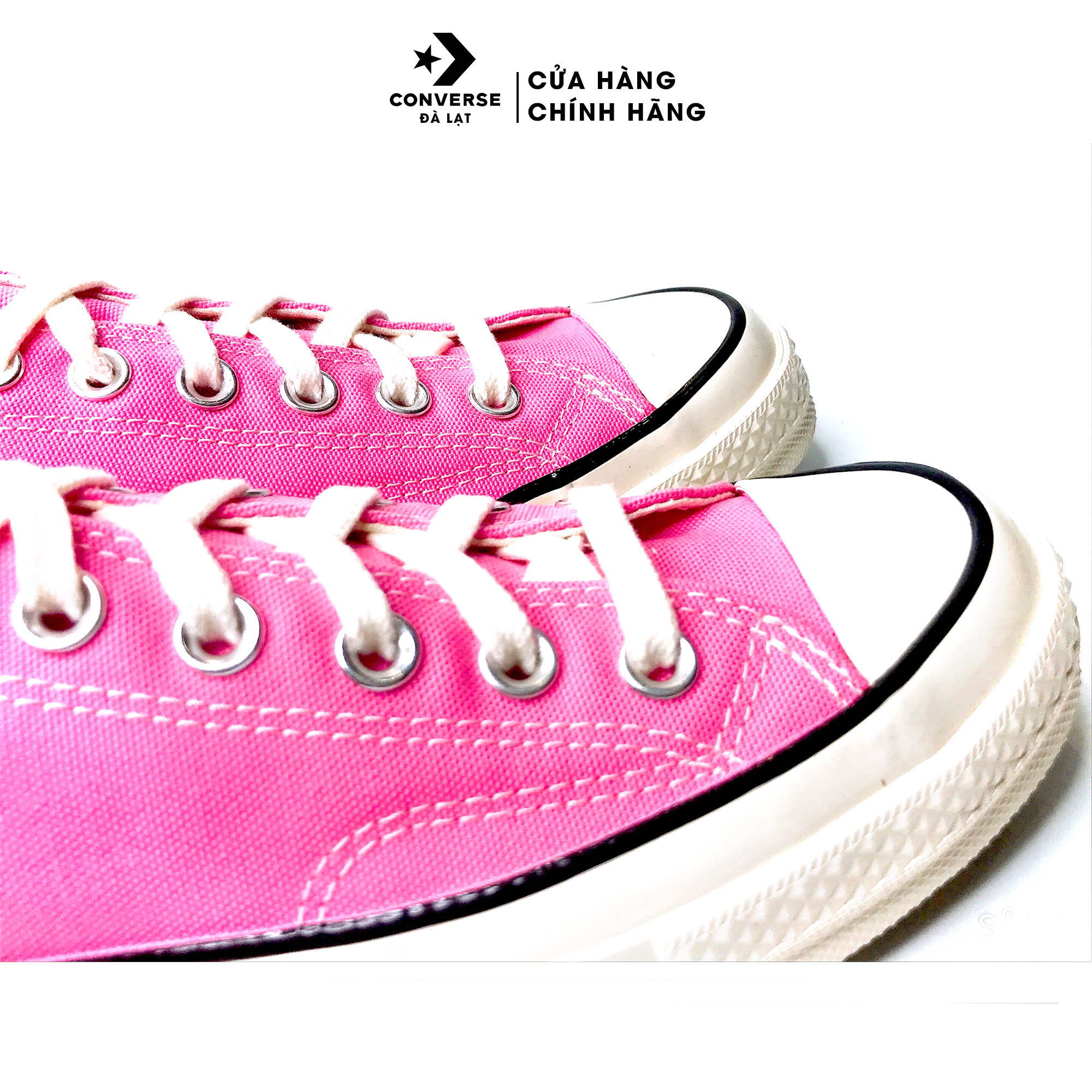 Giày Converse màu hồng Chuck 70 Recycled Rpet Canvas Sneakers thời trang năng động -172681C