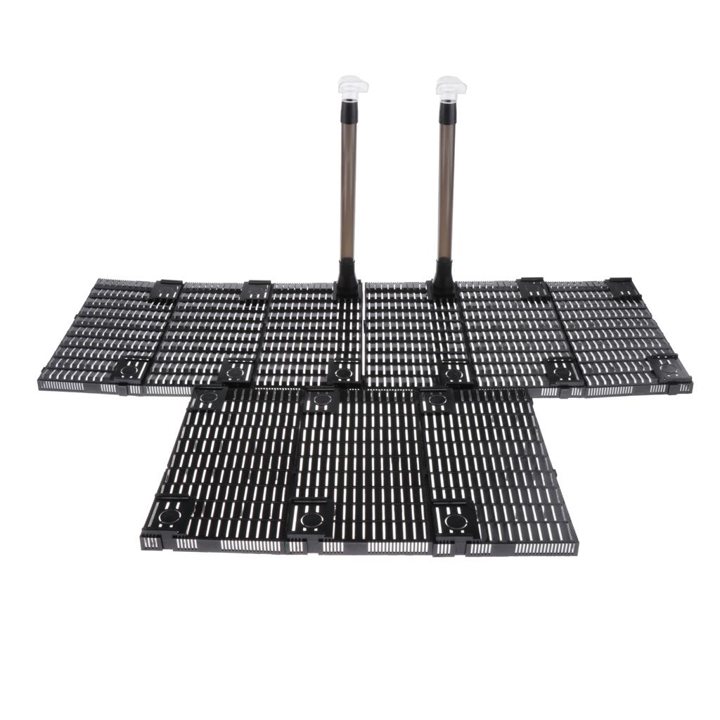 Fish Tank Undergravel Plastic Filter Board Aquarium Filter Board Black