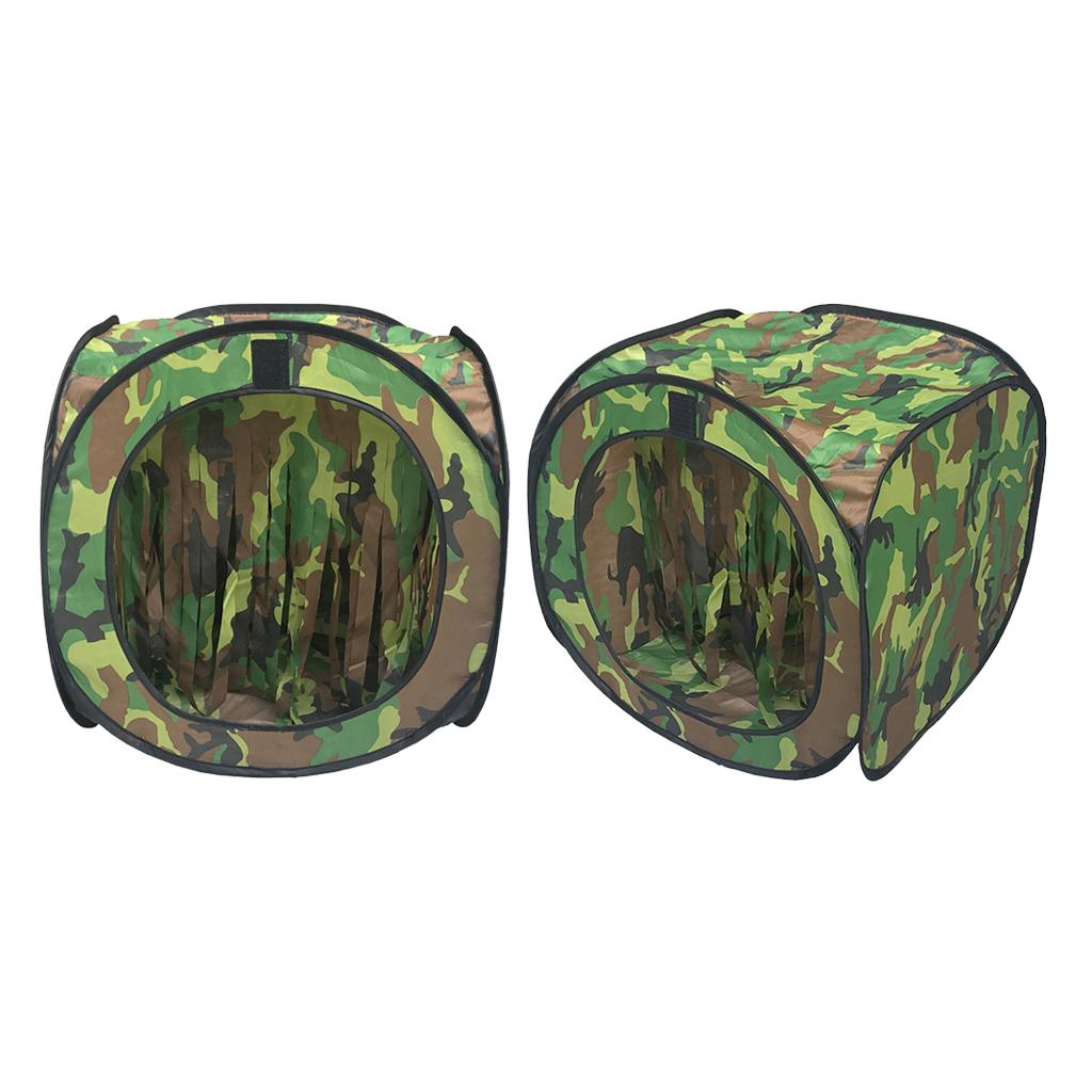 2Pcs Portable Nylon Lightweight Magic Sticker For Hunting Practice