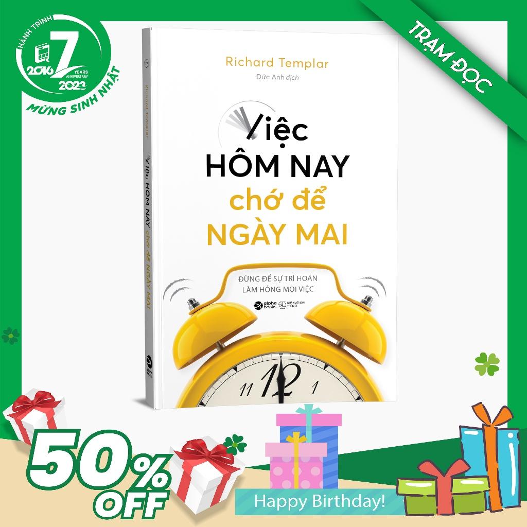 [ThangLong Bookstore]Việc Hôm Nay Chớ Để Ngày Mai : Đừng Để Sự Trì Hoãn Làm Hỏng Mọi Việc