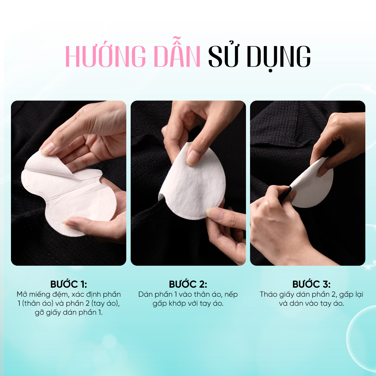Miếng dán thấm mồ hôi nách Masami khử mùi thấm hút hiệu quả túi 10 miếng