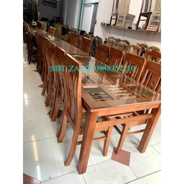 Bộ bàn ăn gỗ sồi nga- NỘI THẤT BÌNH LONG 0988-352-210