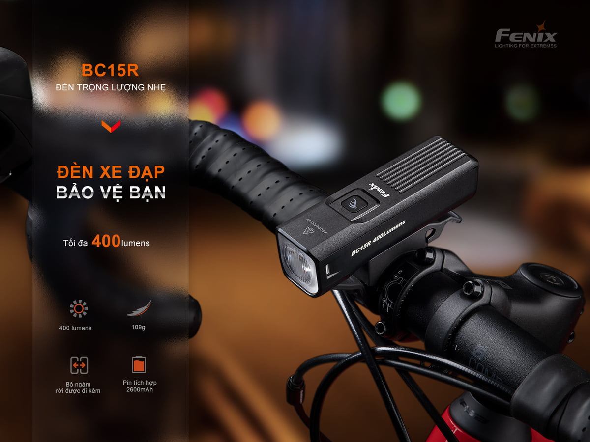 Đèn Pin Fenix BC15R siêu nhẹ, đa năng