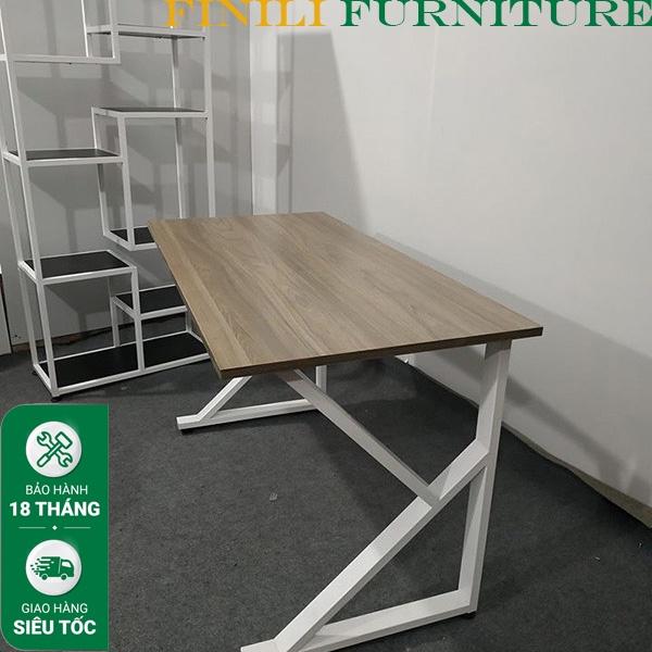 Bàn học bàn làm việc chân sát chữ K mới FBH05