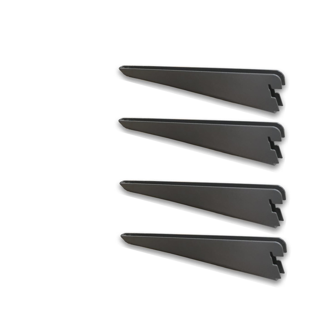 Bộ 4 Tay Đỡ Kệ Ray Tường Con Thuyền SMLIFE Railshelf L27 - Phụ Kiện Thành Phần Để Lắp Hệ Kệ Ray Tường Railshelf