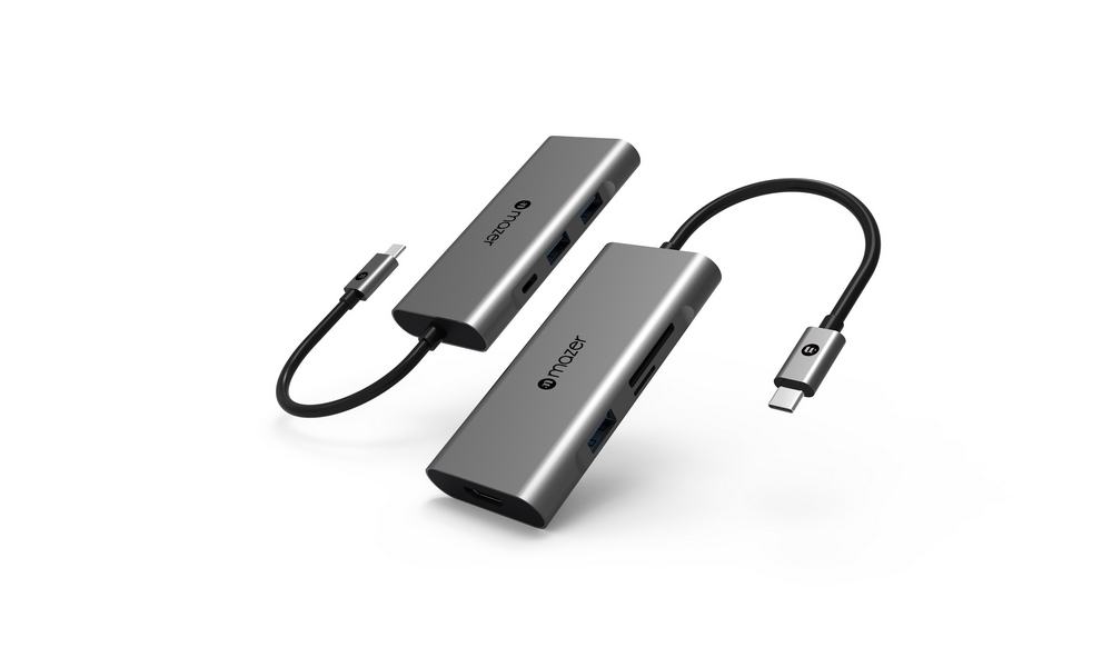 Bộ Cổng Chuyển Đổi Mazer USB-C 7 in 1 Charging - hàng chính hãng