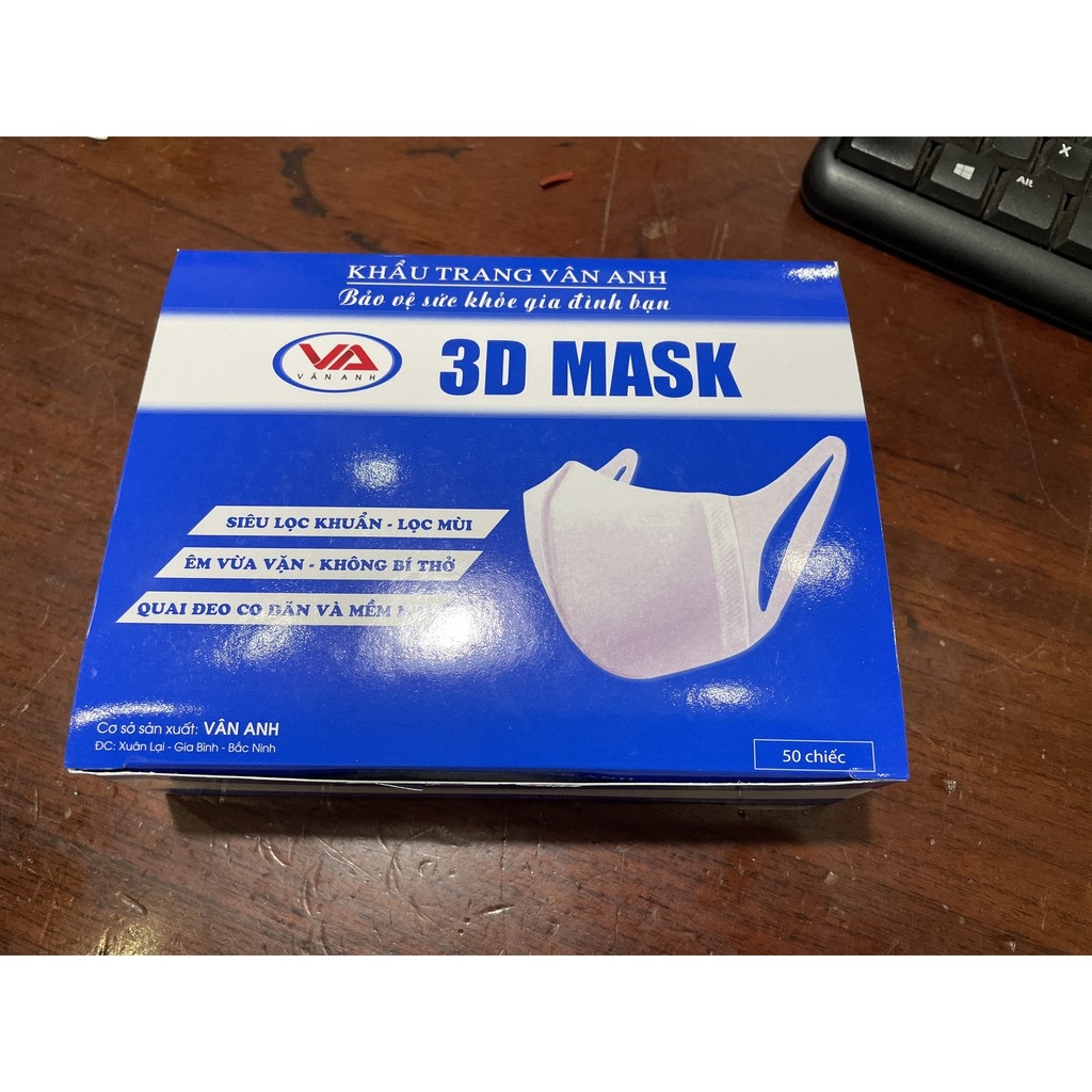 Khẩu trang 3D mask hộp 50 chiếc