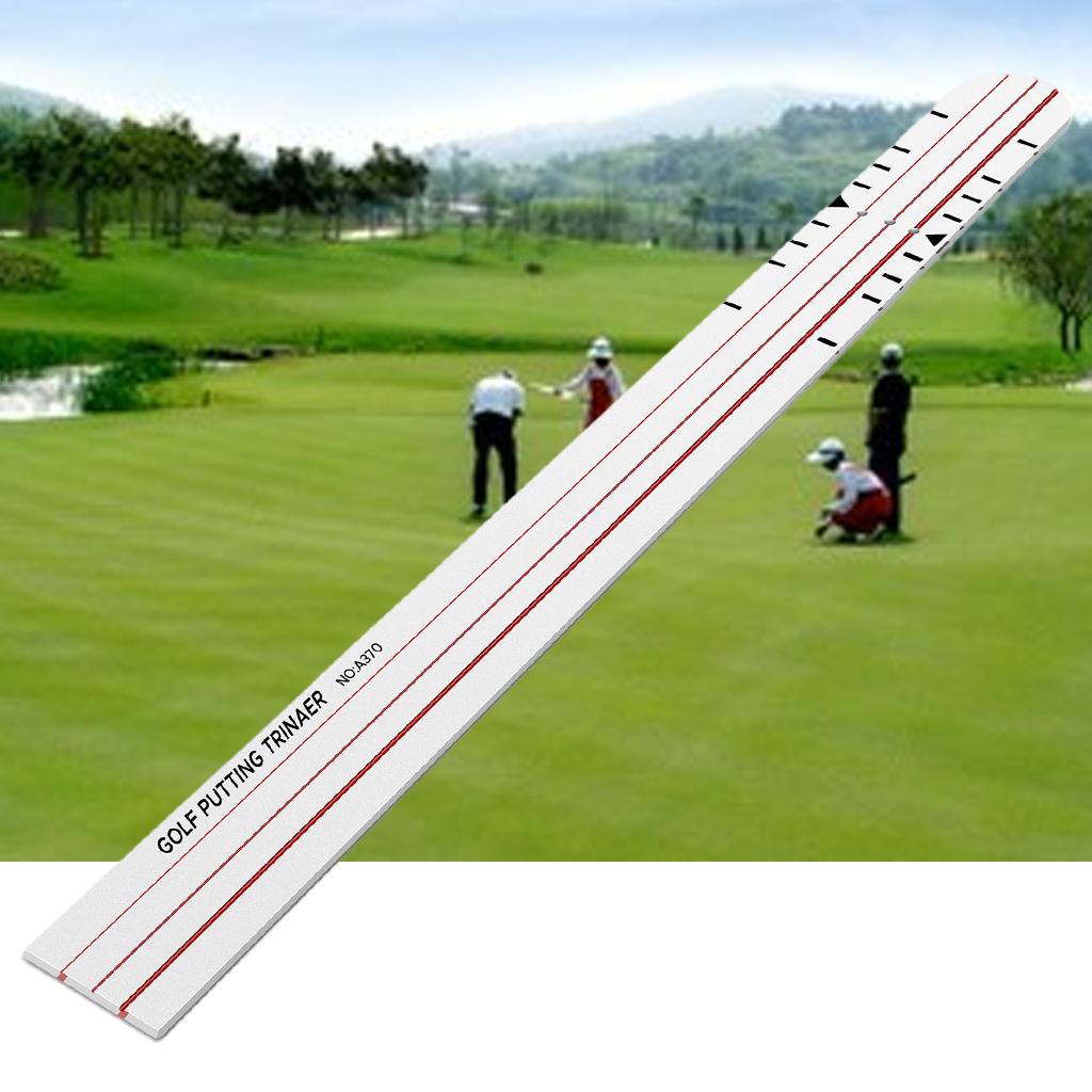 Golf Putting Alignment Portable Practice Putting Trainer for Indoor Chipping