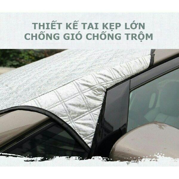 Tấm bạt phủ kính lái 4 lớp tráng nhôm chống nóng cao cấp