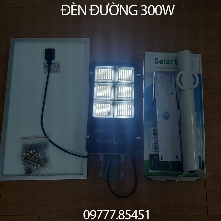 Đèn Năng Lượng Mặt Trời Đường Phố 300W - 09777. 85451