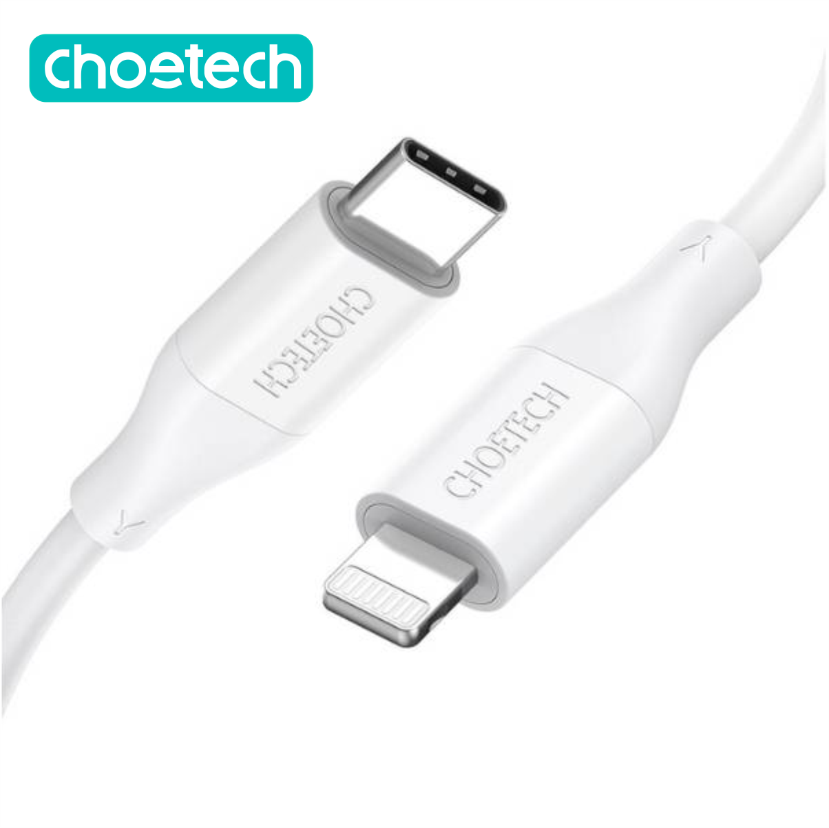 Bộ Củ Sạc Nhanh Cho iPhone iPad CHOETECH Q5006 40W 2 Cổng Type-C 20W Và Dây Cáp Type-C to Lightning CHOETECH IP0040 Chứng Nhận MFI Dài 1.2M - Hàng Chính Hãng