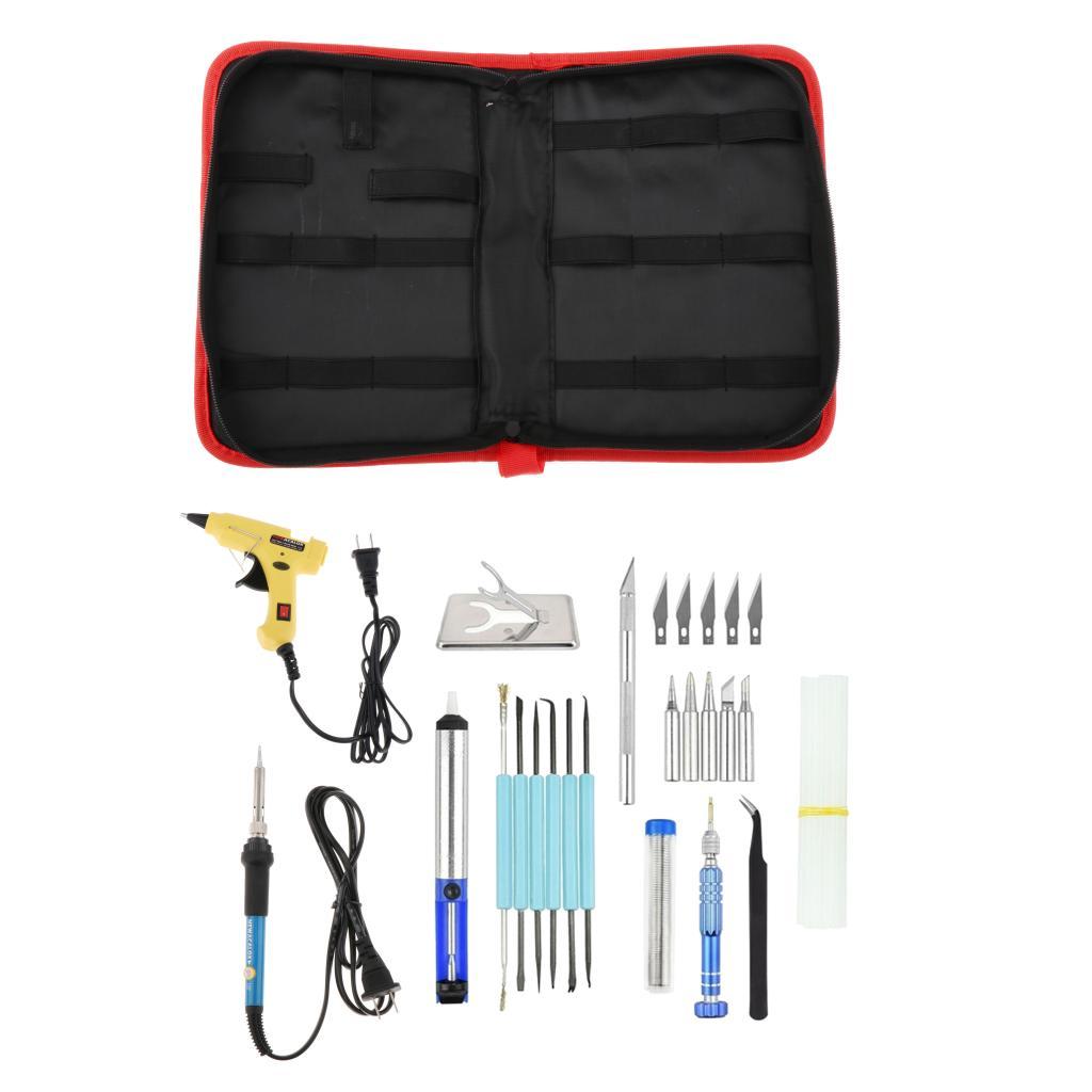 Soldering Iron Kit Adjustable Temperature Soldering Gun Welding Tools