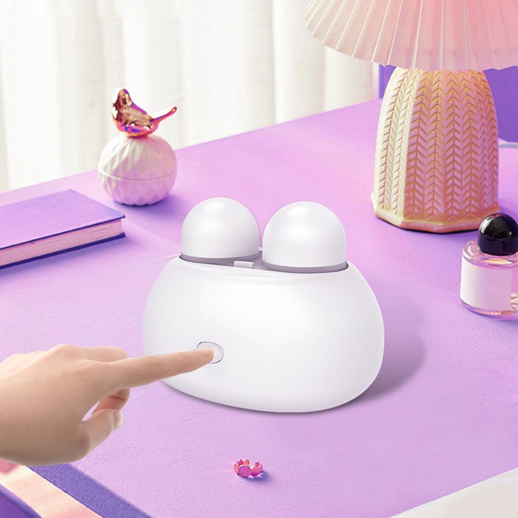 Cute Ultrasonic Contact Lens Cleaner Container Lens Washer AAA Battery