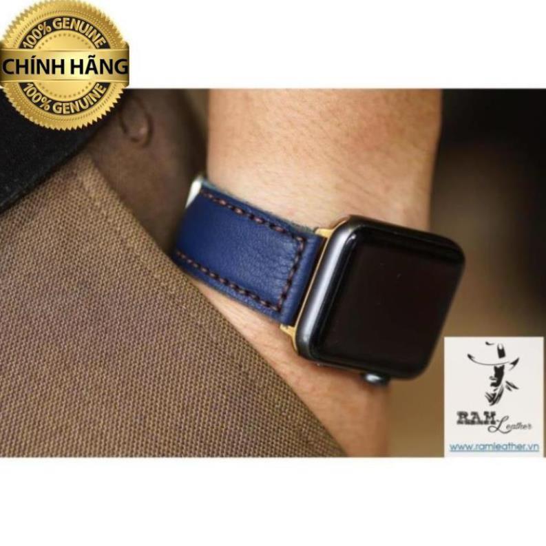 DÂY ĐỒNG HỒ DA BÒ THẬT XANH NAVY – RAM CLASSIC 1958 CHÍNH HÃNG