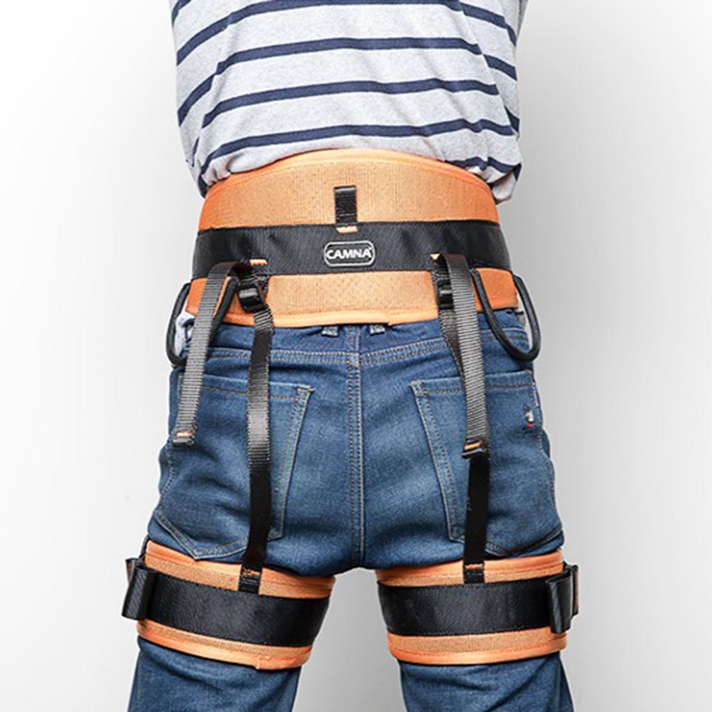 Professional Safety Rock Climbing Rappel Harness Seat Sitting Waist Belt Strap