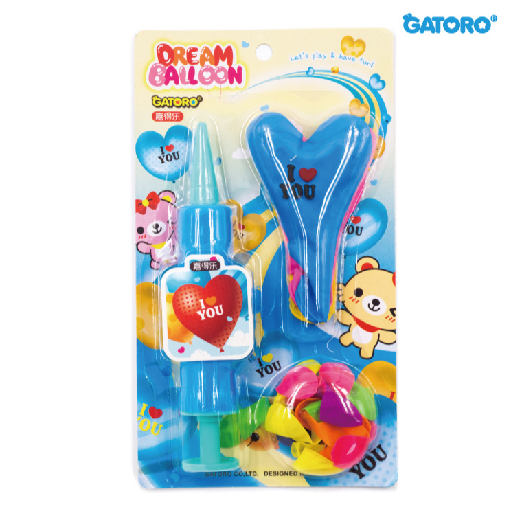 Bộ bơm bóng bay hình trái tim độc đáo