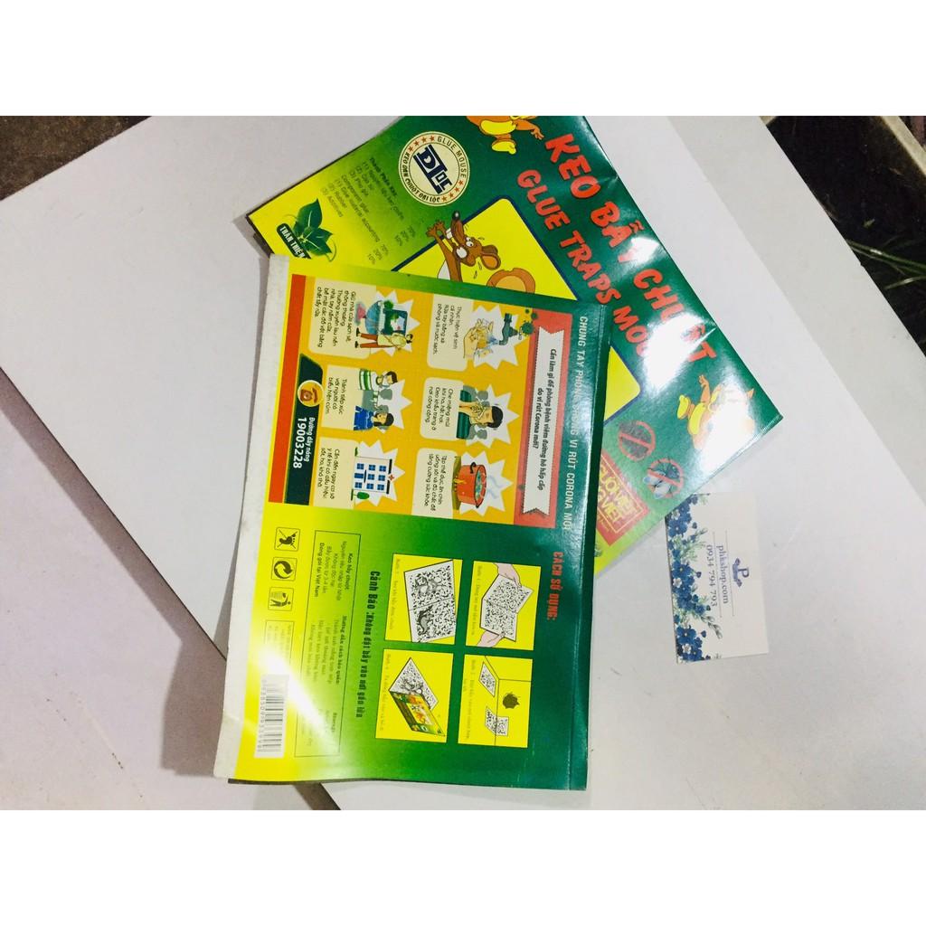 Combo 5 miếng keo dính chuột loại 1 kèm mồi an toàn sức khỏe